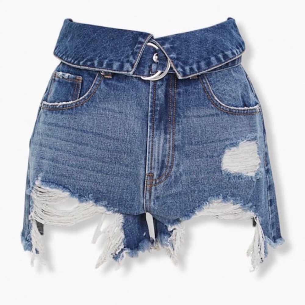 Denim shorts (NEVER WORN)